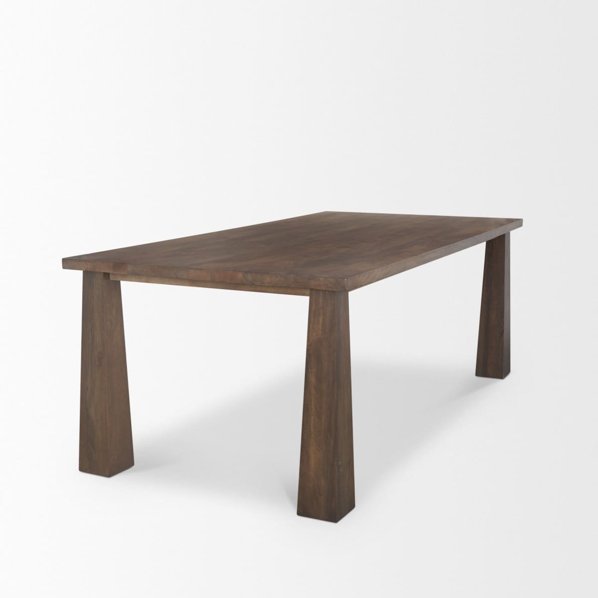 Wolcott Dining Table Dark Brown | Wood | 84’’ - dining-table