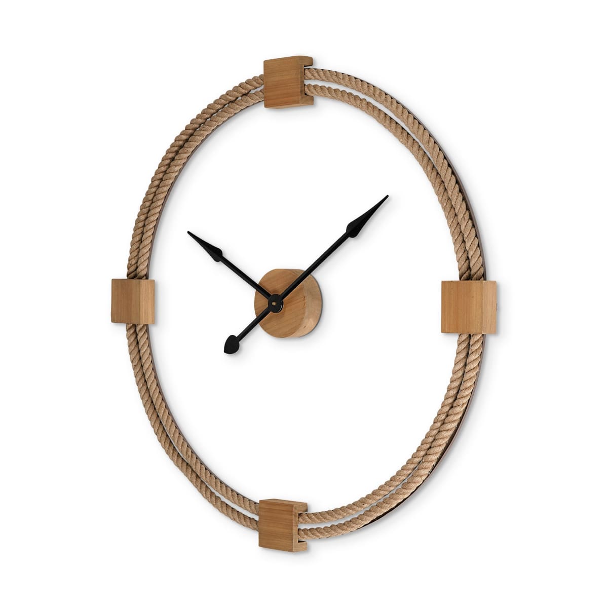 Worthing Wall Clock Brown Rope | 36’’ - wall-clocks