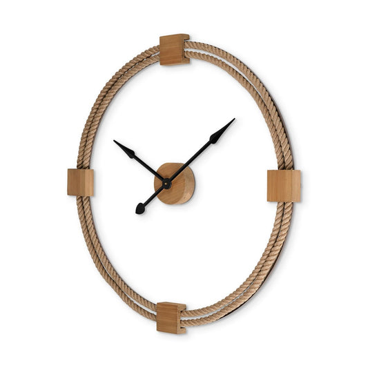 Worthing Wall Clock Brown Rope | 36’’ - wall-clocks