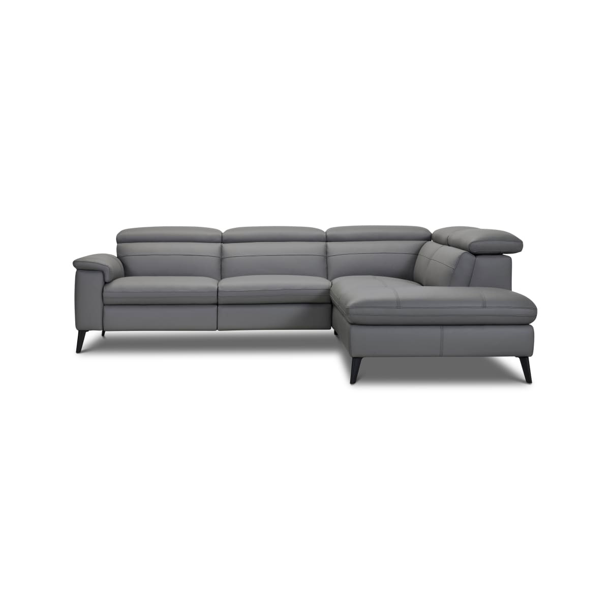 Wrangler Leather Sectional Right Hand Chaise - Sectional