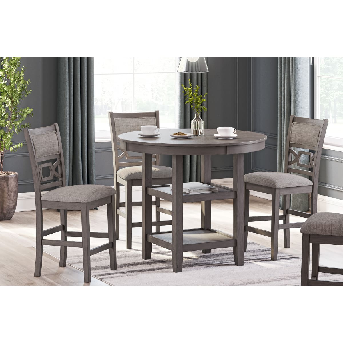 Wrenning 5pc Counter Table Set - DININGCOUNTERHEIGHT