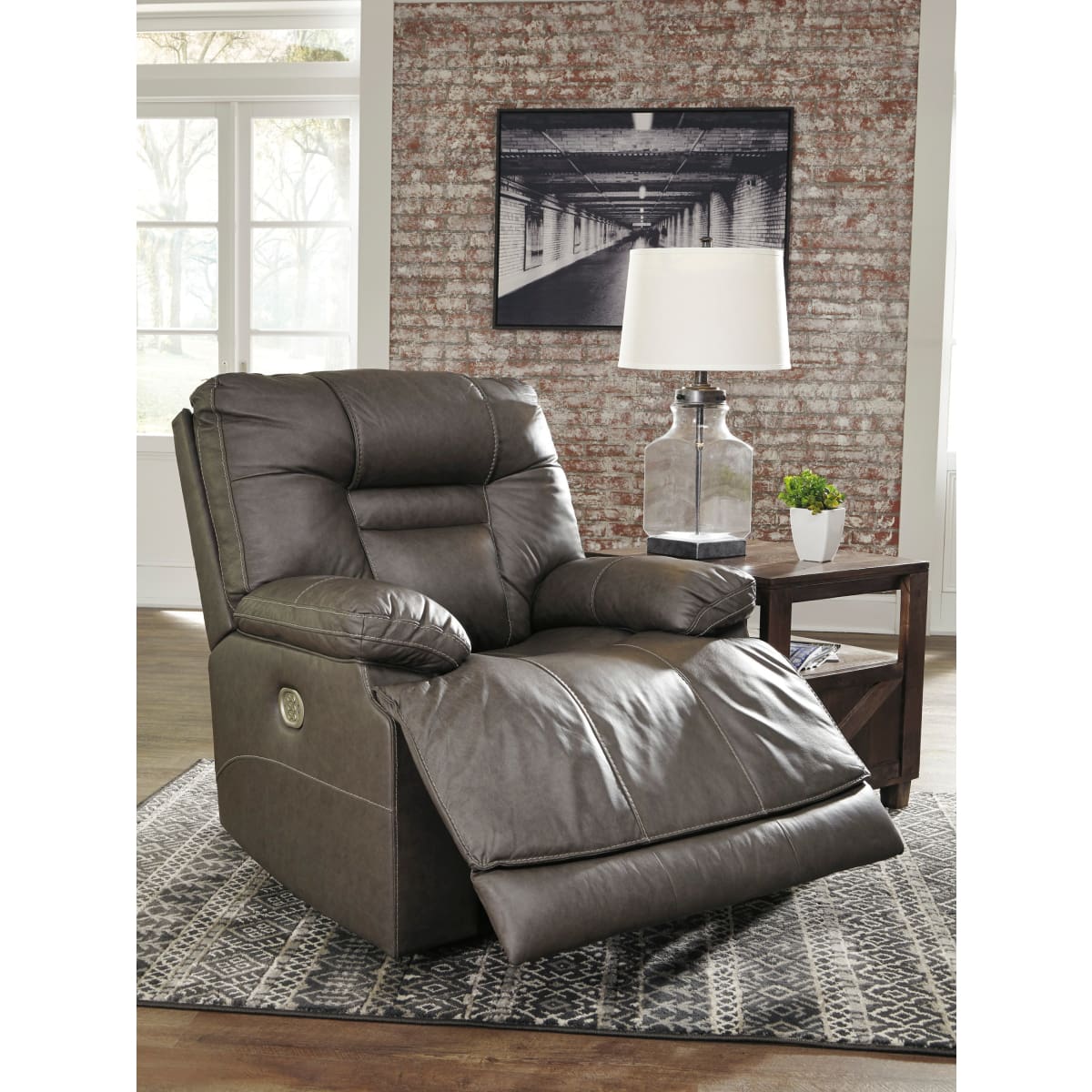 Wurstrow Smoke Power Recliner - accent chairs