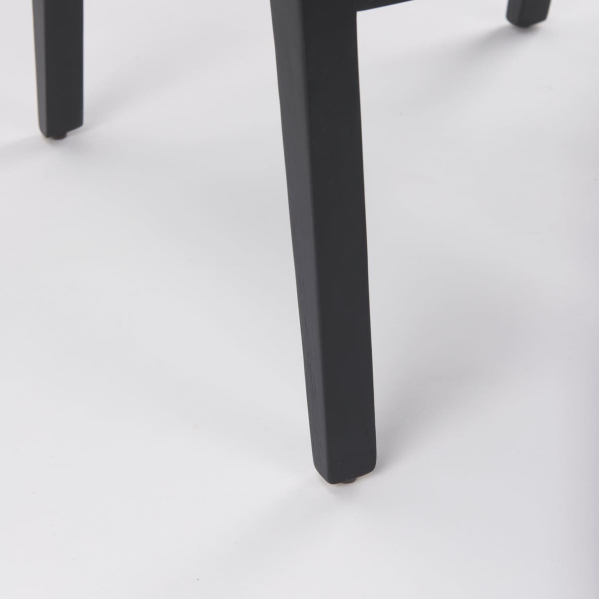 Wynn Dining Chair Beige Fabric | Black Wood - dining-chairs