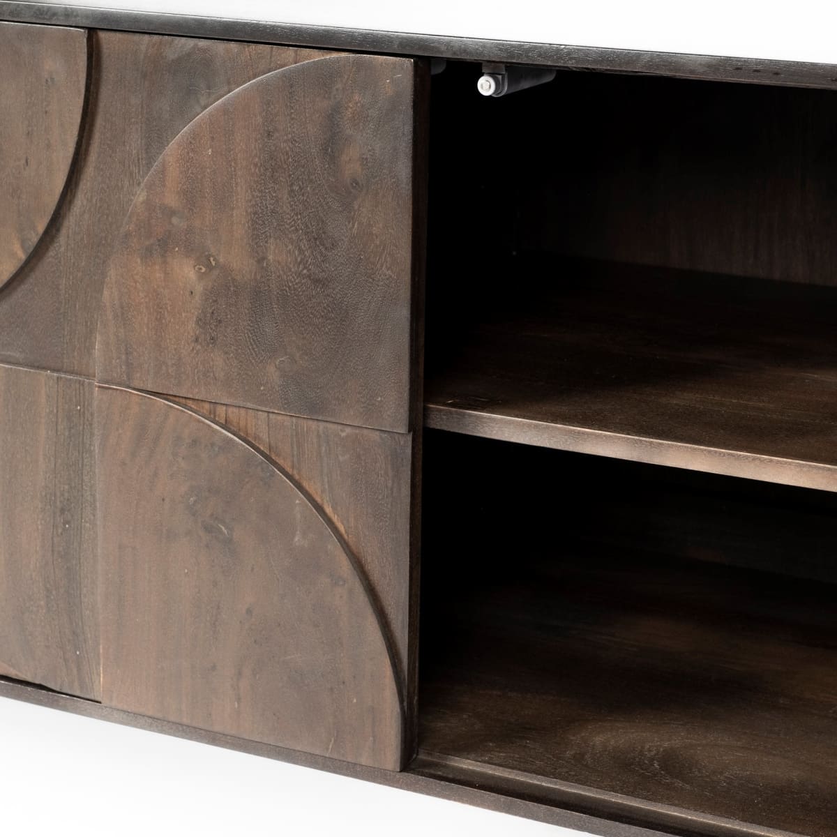 Xanti Sideboard Brown Wood | Gold Metal - sideboards-and-buffets