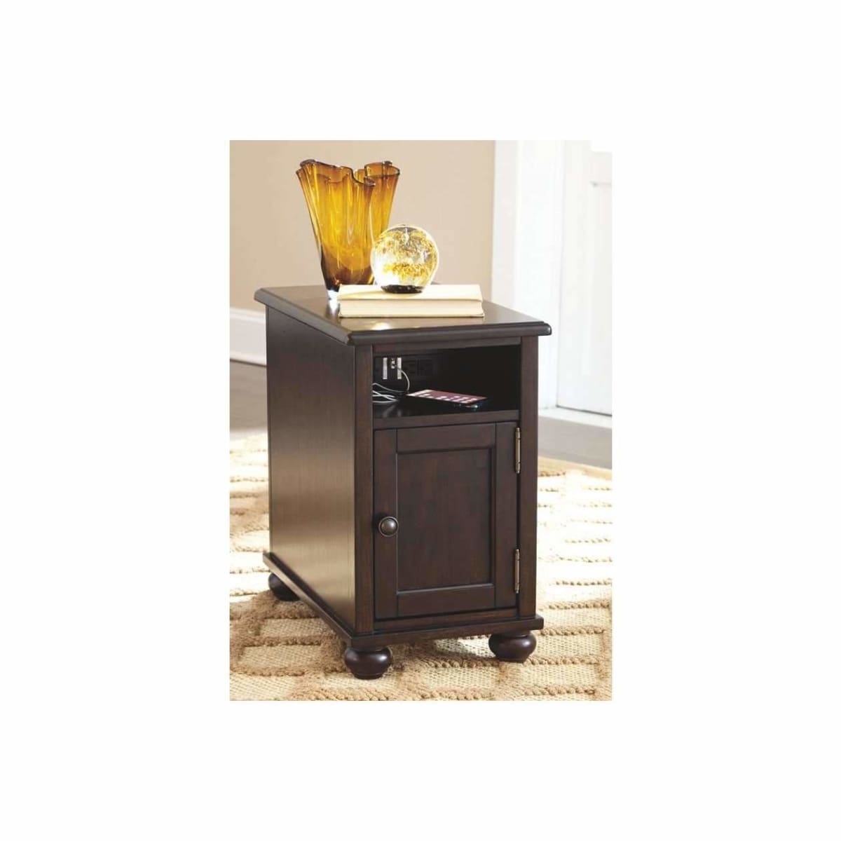 Barilanni Chairside End Table - END TABLE/SIDE TABLE