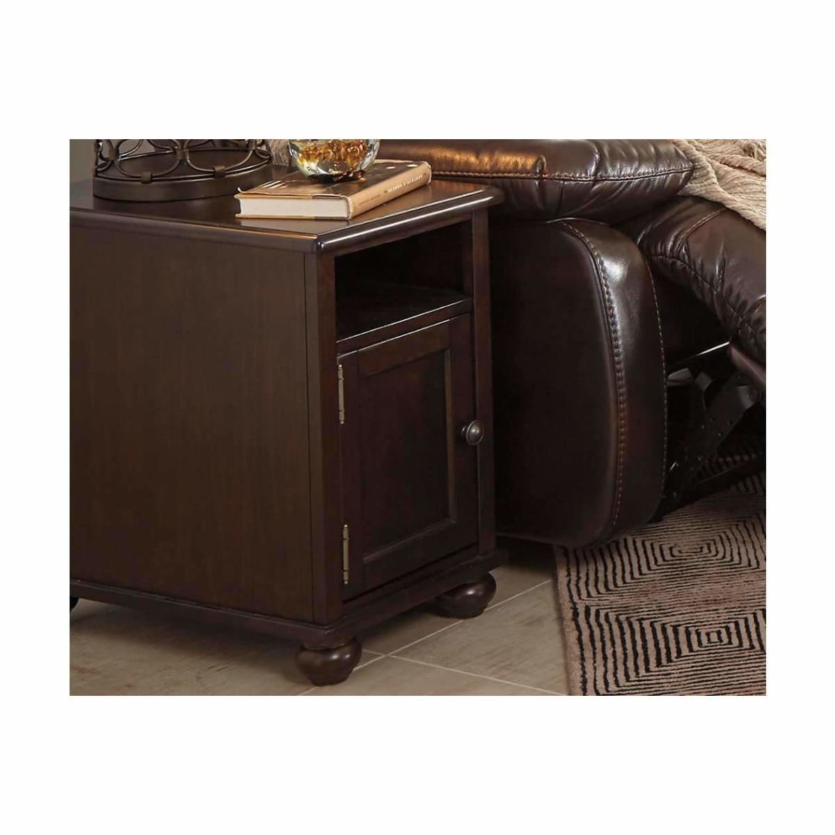 Barilanni Chairside End Table - END TABLE/SIDE TABLE
