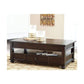 Barilanni Coffee Table with Lift Top - COFFEE TABLE