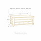 Barilanni Coffee Table with Lift Top - COFFEE TABLE
