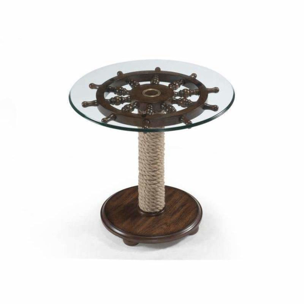Beaufort Round Accent End Table - END TABLE/SIDE TABLE