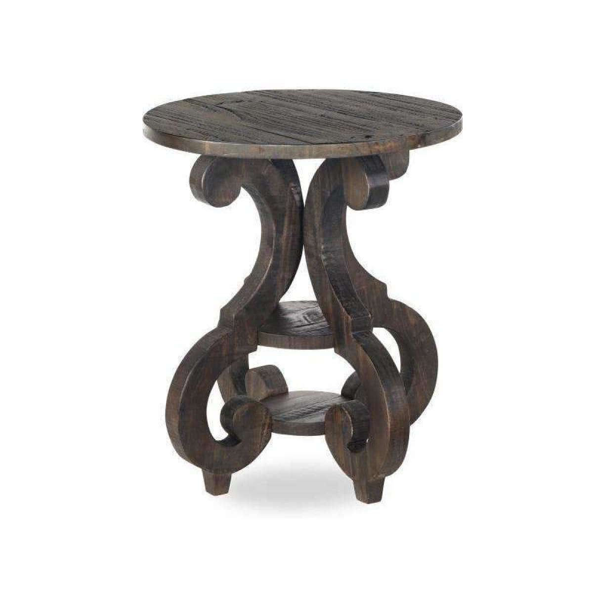 Bellamy Round Accent End Table - END TABLE/SIDE TABLE