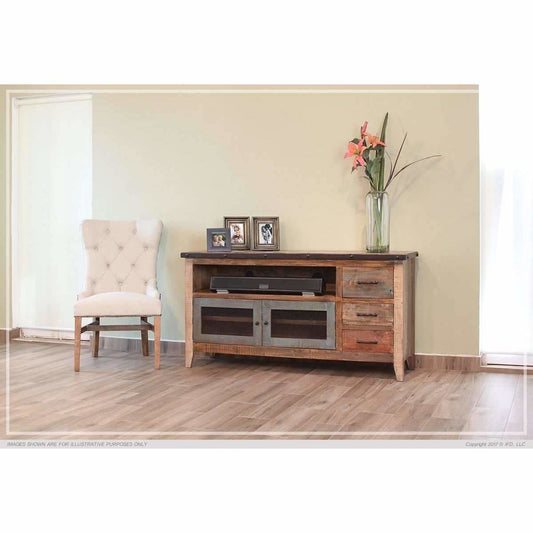 966 Antique 62 Tv Stand - ENTERTAINMENT CONSOLE