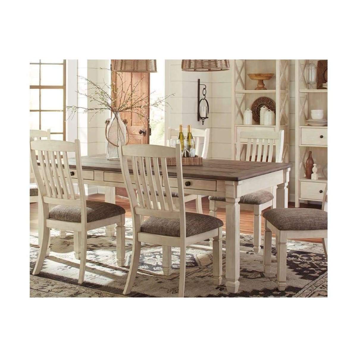 Bolanburg Dining Room Table With 6 Chairs - DININGCOUNTERHEIGHT