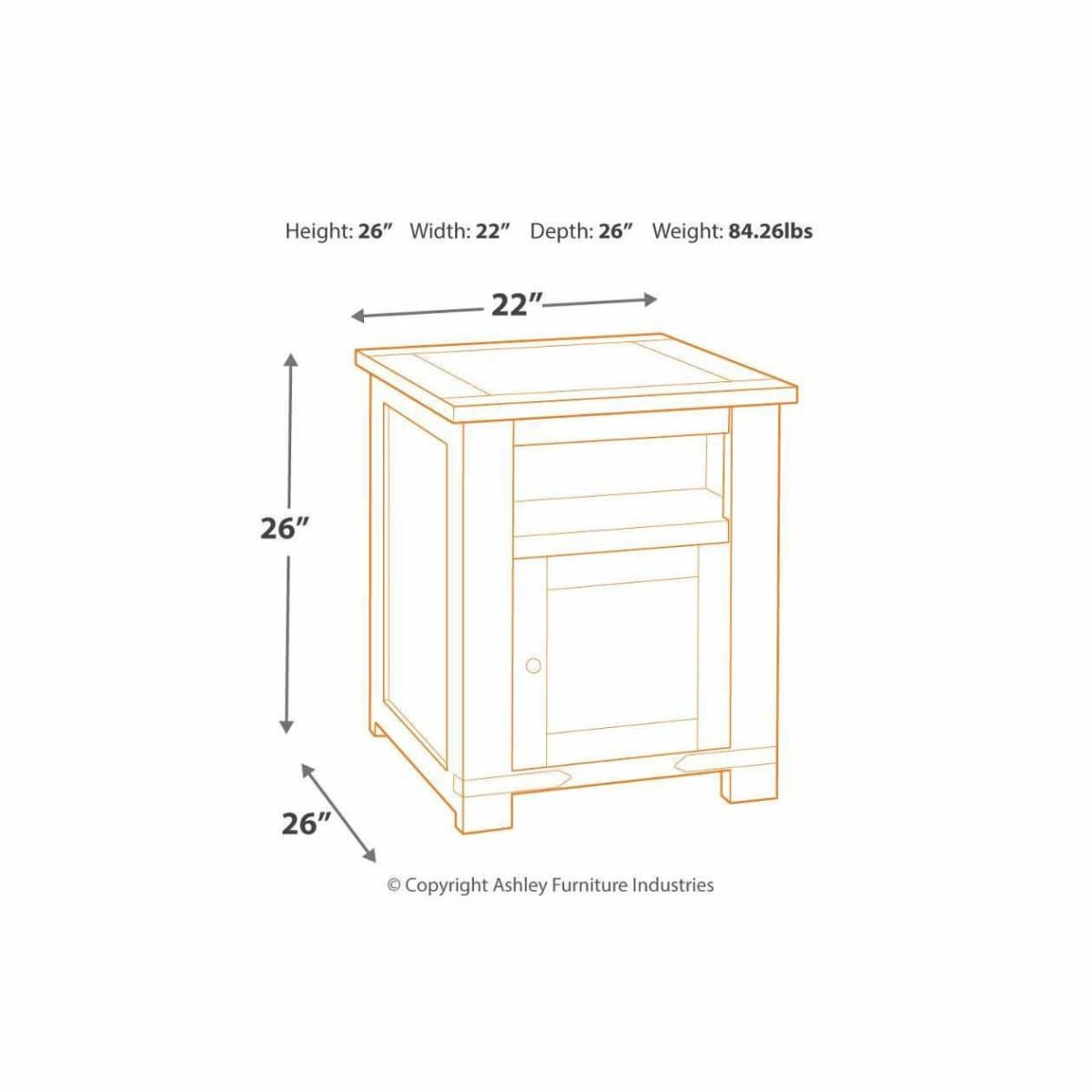 Budmore 2024 end table