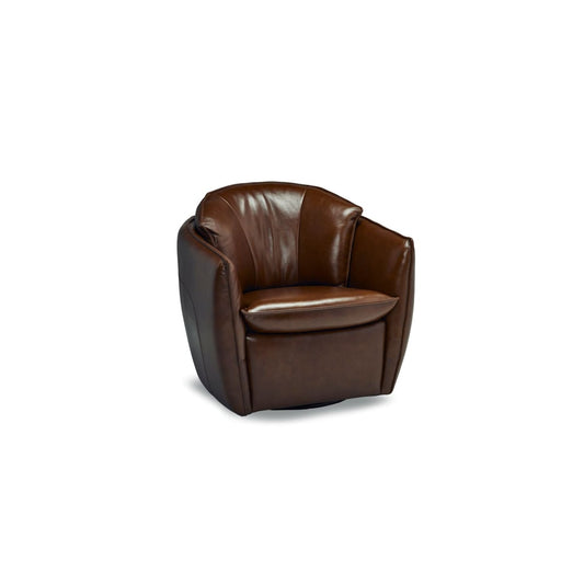 Carlos Leather Swivel chair - accent chairs