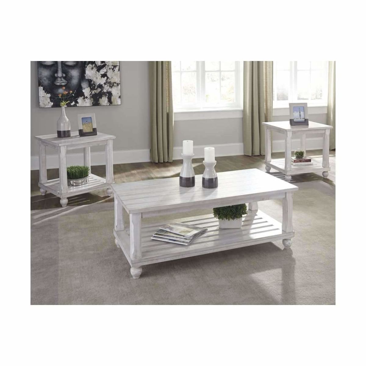 Cloudhurst 3PC Coffee Table - COFFEE TABLE