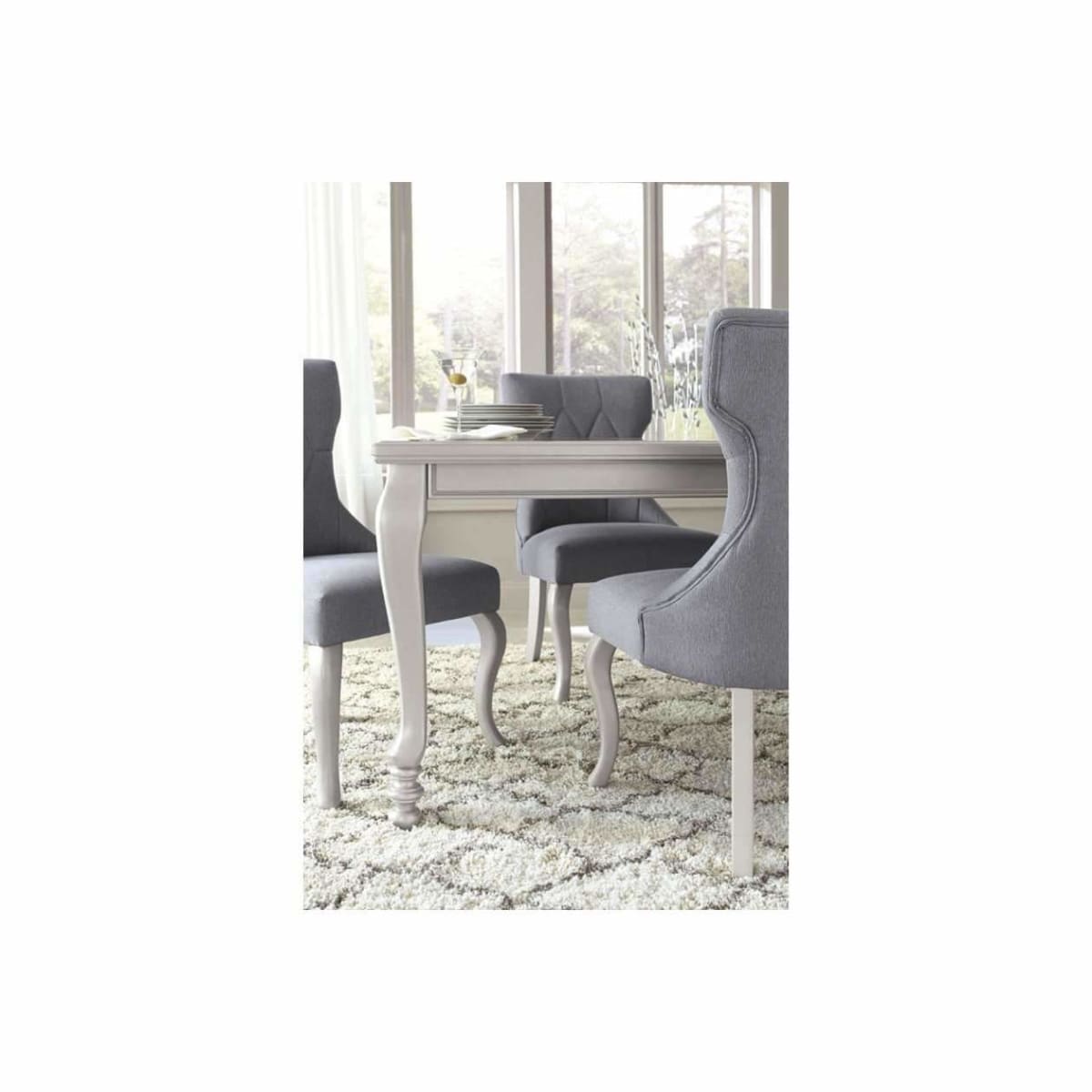 Coralayne Dining Room Table With 6 Chairs - DININGCOUNTERHEIGHT