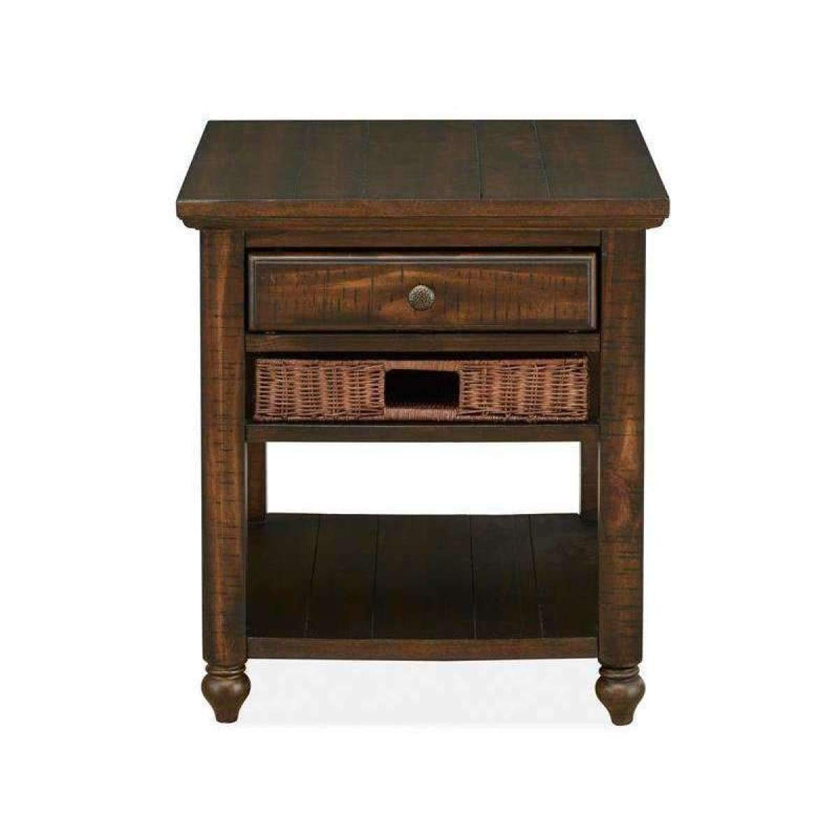 Cottage Lane Rectangular End Table - END TABLE/SIDE TABLE