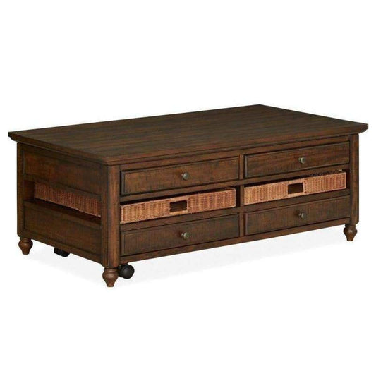 Cottage Lane Rectangular Lift Top Cocktail Table - COFFEE TABLE