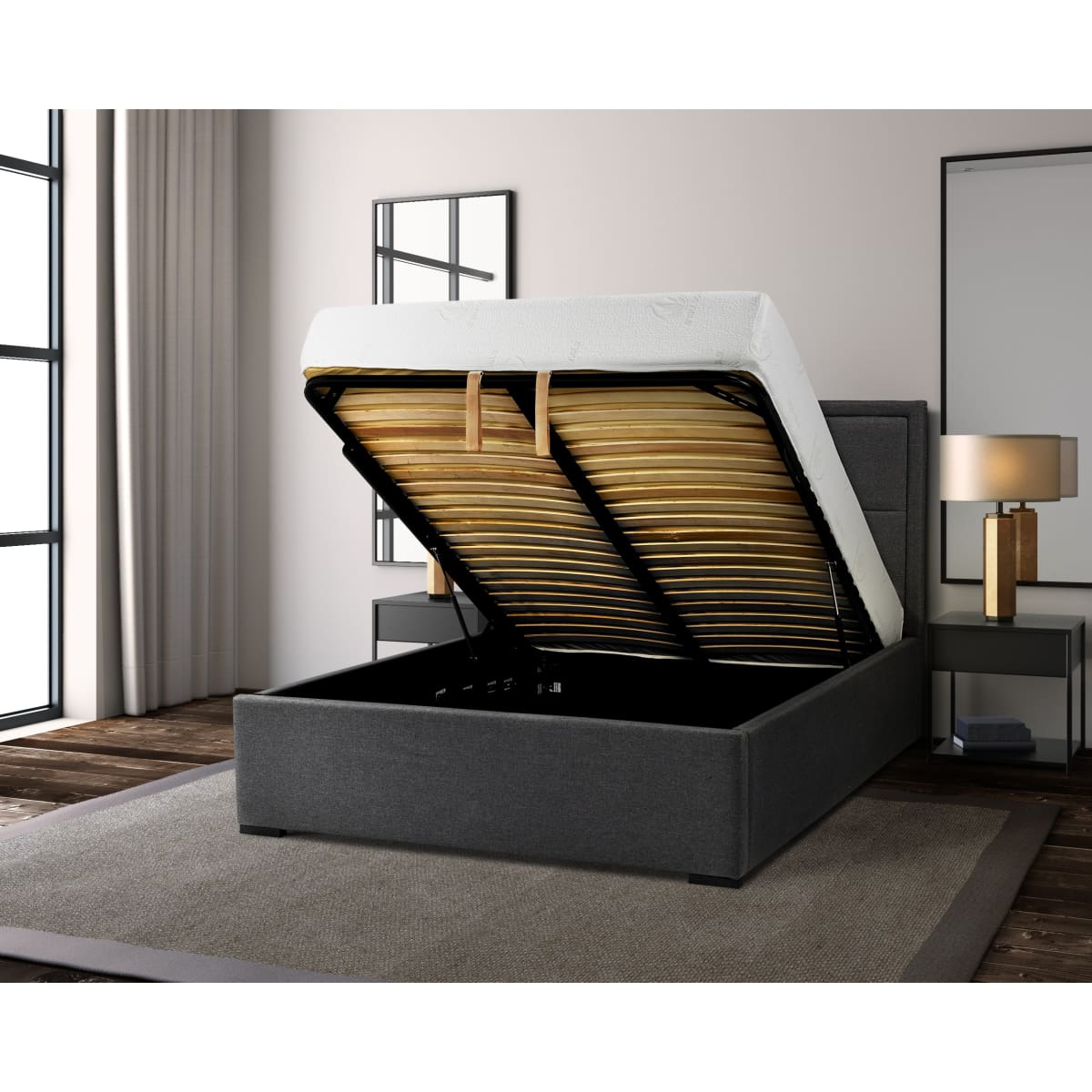 Daxx Storage Bed - bed