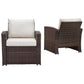 East Brook Lounge Chair with Cushion 2Pc Set - 28.13 W x 28 D x 30 H - Outdoor Sofa