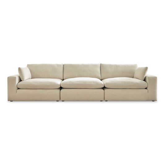 Elyza 3pc Linen Sectional - Sectional