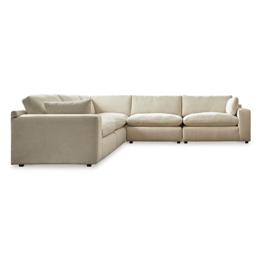 Elyza Linen Sectional - Sectional