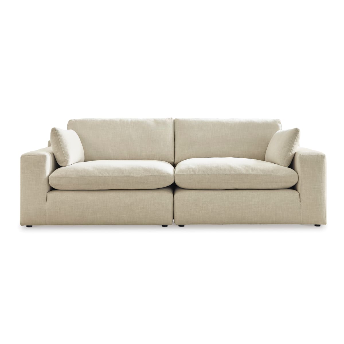 Elyza Linen Sectional - Sofa