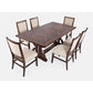 Fairview Casual Dining Set-6Pc Oak - 42X60X78 - DININGCOUNTERHEIGHT