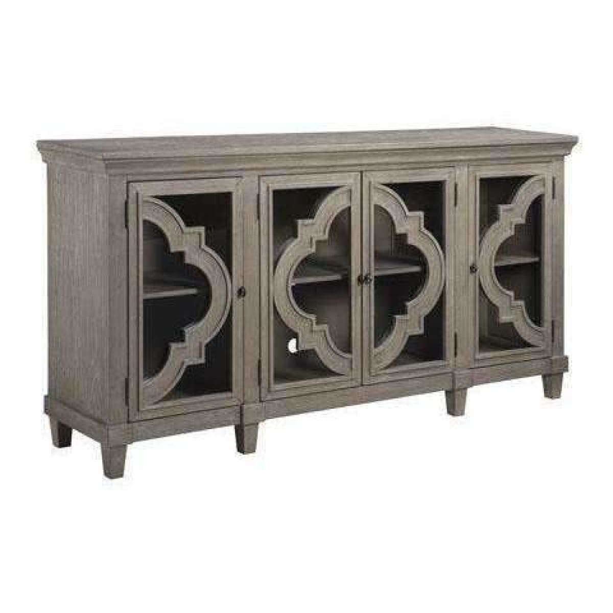 Fossil Ridge Grey Accent Cabinet - accent cabinet