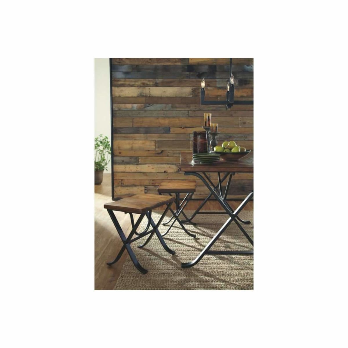 Freimore Dining Room Table and Stools (Set of 5) - DININGCOUNTERHEIGHT