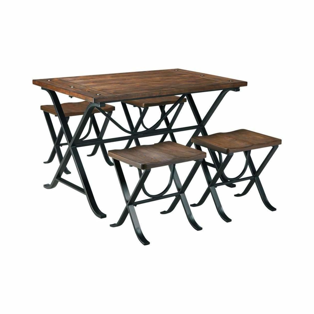 Freimore Dining Room Table and Stools (Set of 5) - DININGCOUNTERHEIGHT