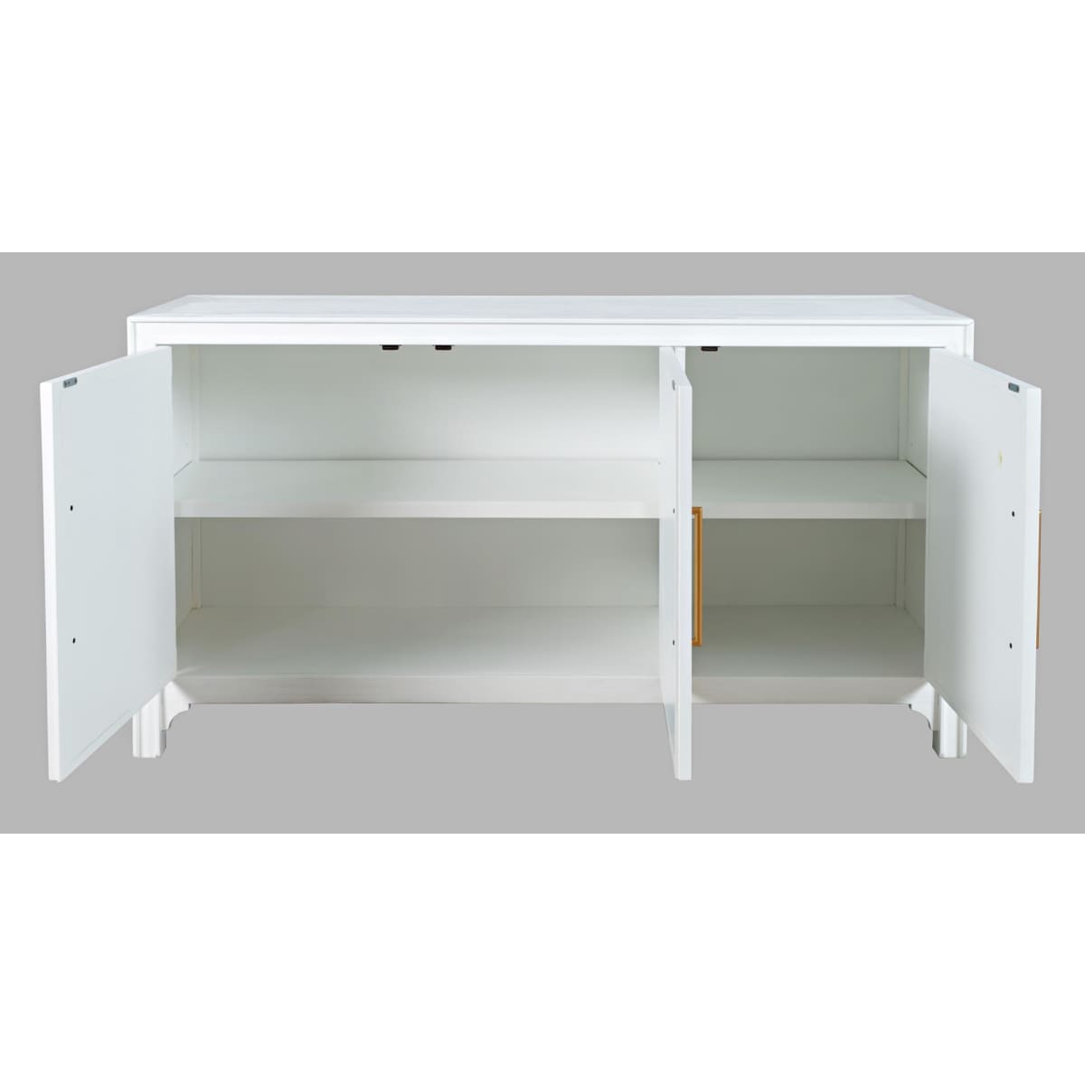 Gramercy 3 Door Accent Cabinet-White - 60X18X32 - accent cabinet