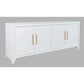 Gramercy 4 Door Accent Cabinet-White - 79X18X32 - accent cabinet