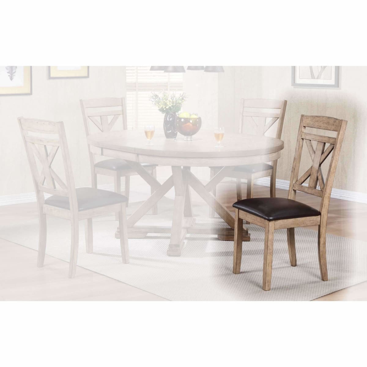 Grandview X-Back Side Chair - dining chairs