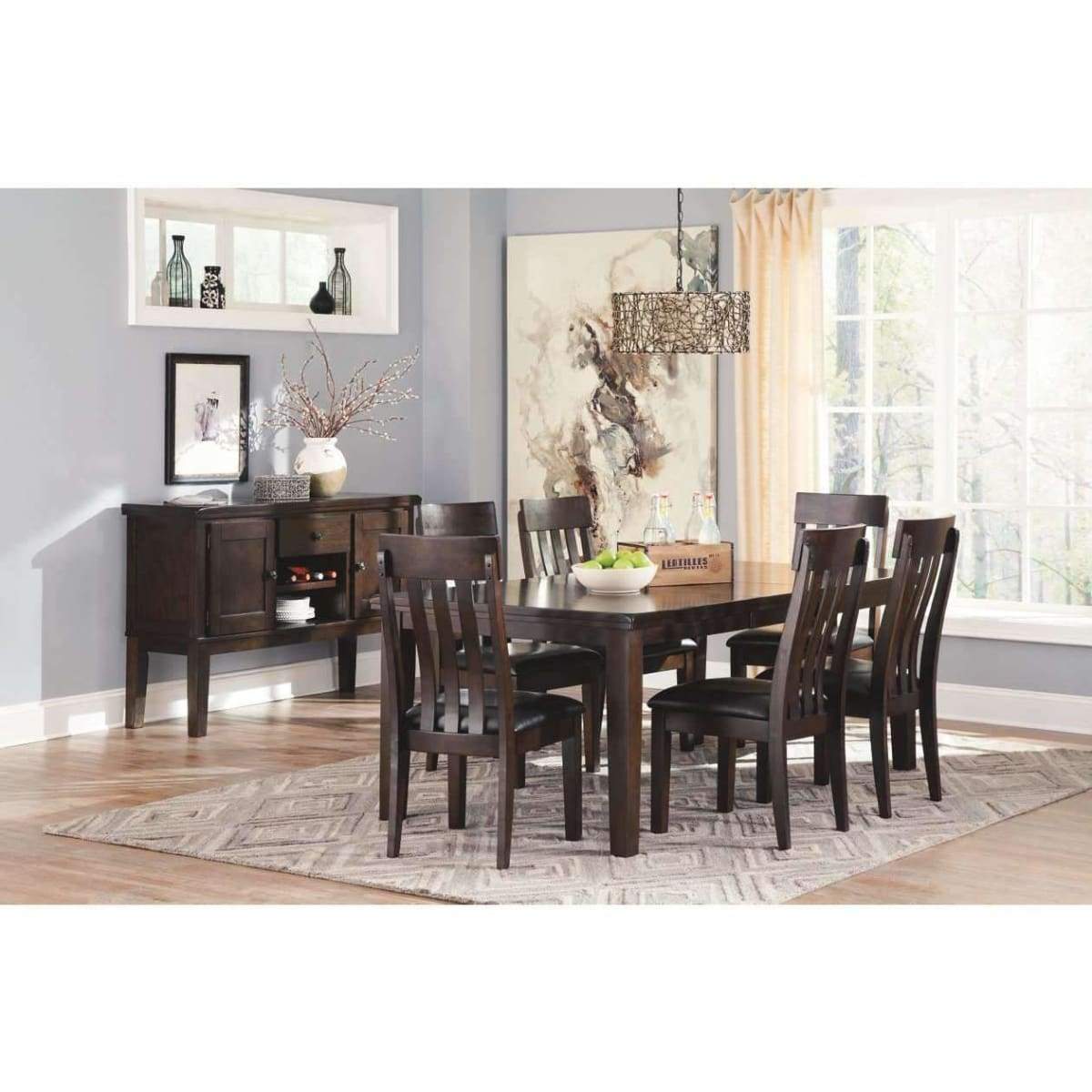 Haddigan 6pc Dining Room Set - DININGCOUNTERHEIGHT