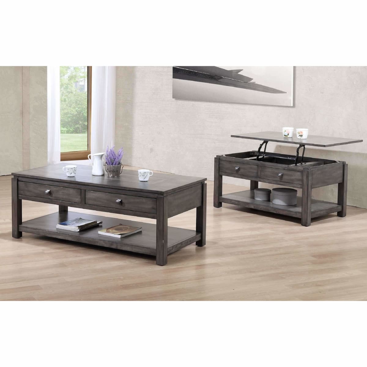 Lancaster 40 Square Coffee Table - COFFEE TABLE