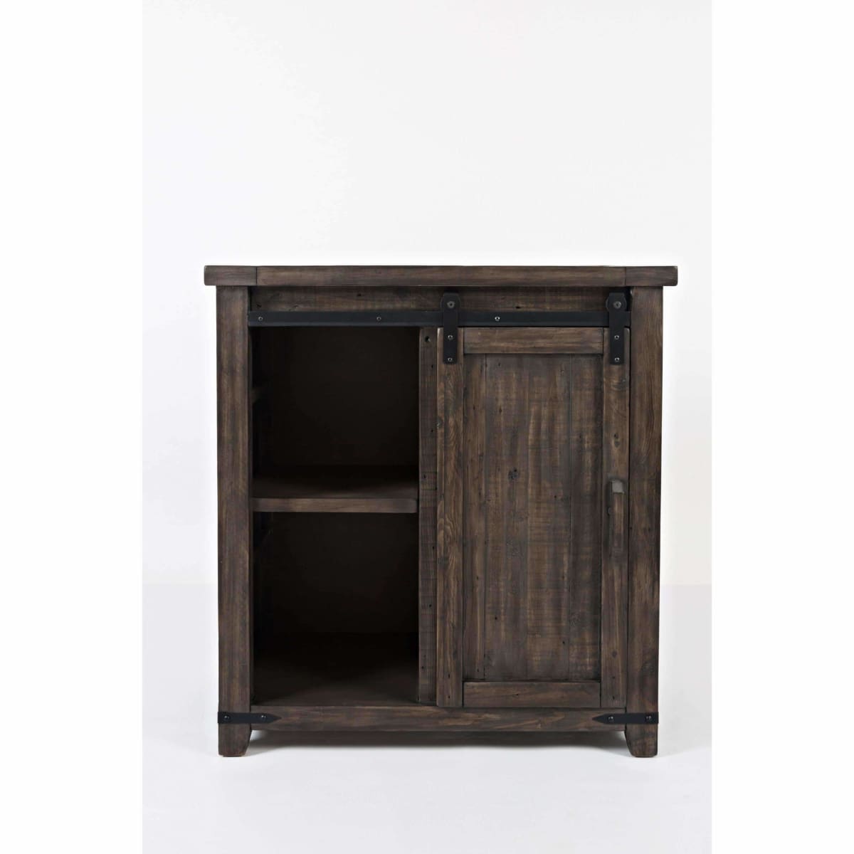 Madison County 32 Barnwood Barn Door Accent Cabinet - accent cabinet