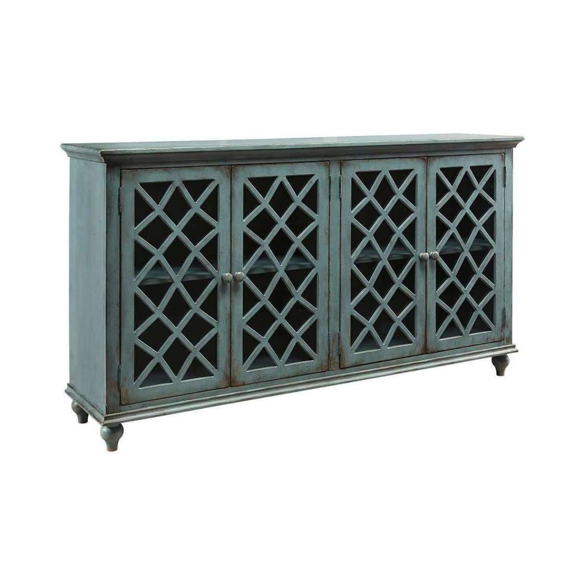 Mirimyn Teal Accent Cabinet - accent cabinet