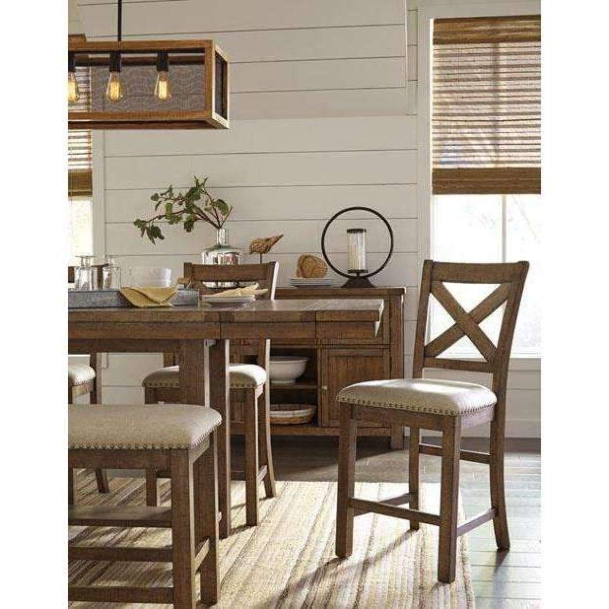 Furniture Barn - Moriville 7Pc Counter Height Table Set