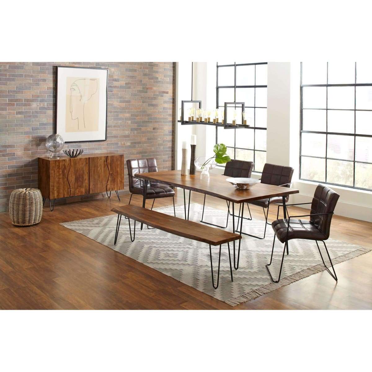 Natures Edge 79 Dining Table and Chair Set - DININGCOUNTERHEIGHT