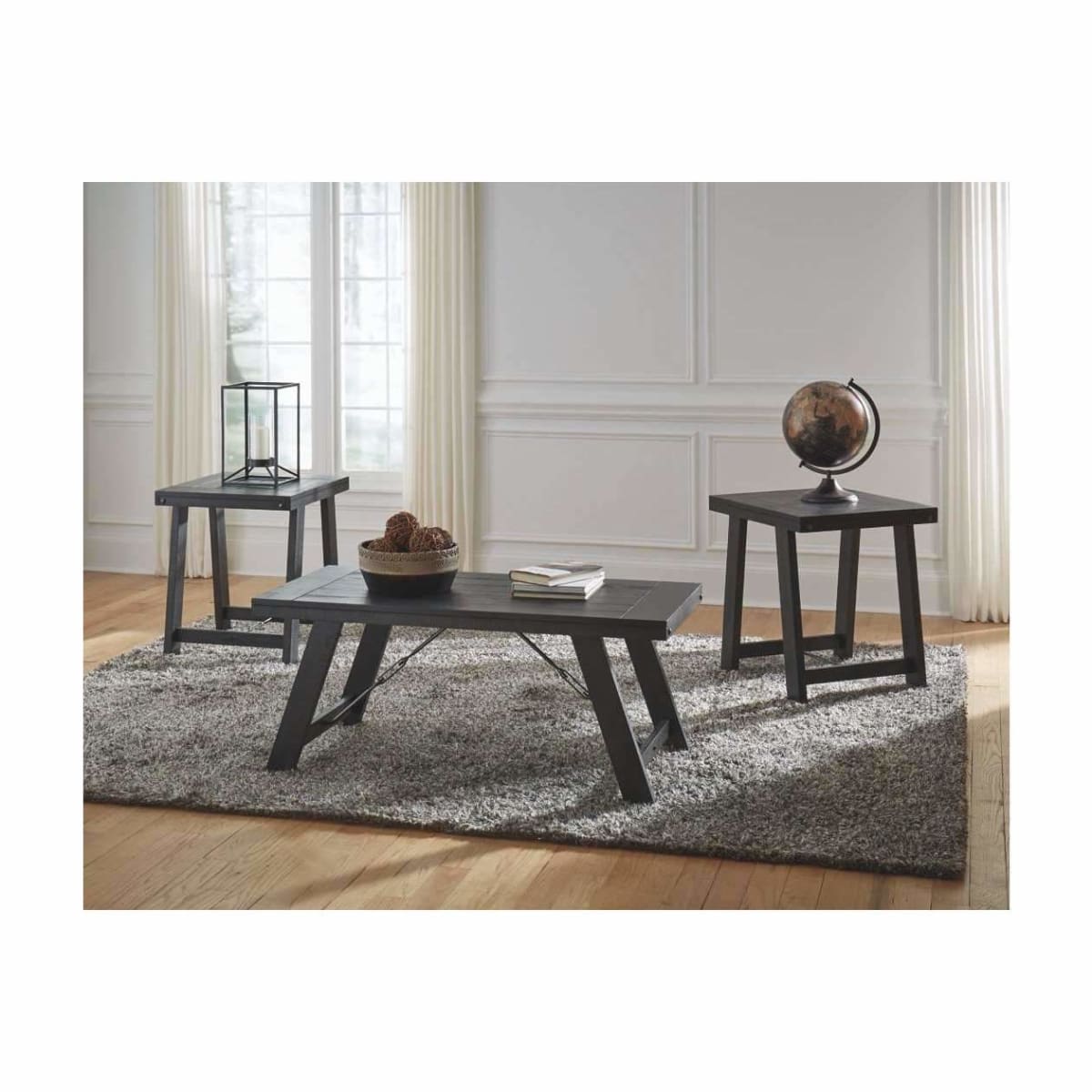 Noorbrook 3PC Coffee Table - COFFEE TABLE