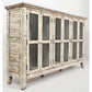 Rustic Shores 70 Scrimshaw Accent Cabinet - accent cabinet
