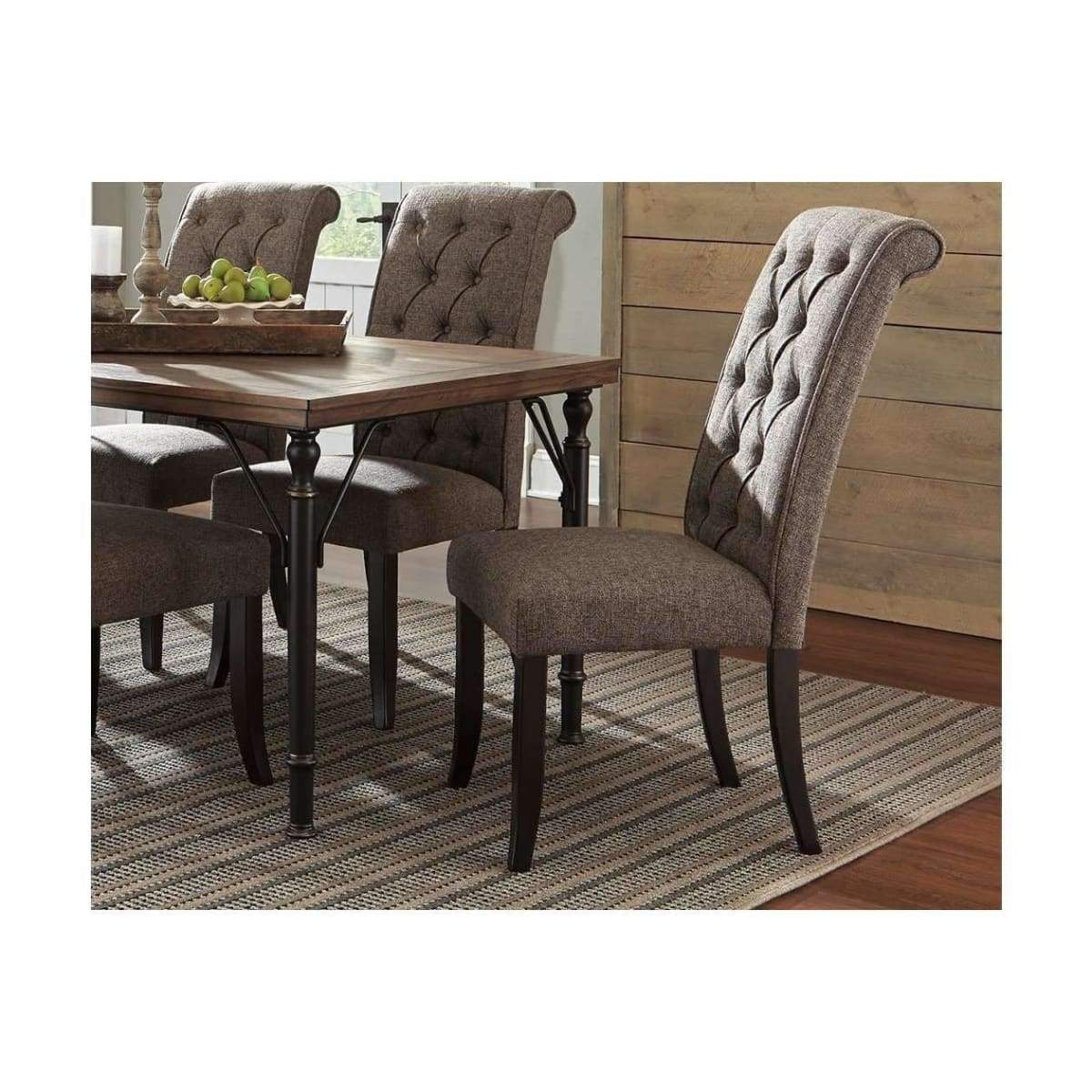 Tripton Graphite Dining Room Chair - dining chairs