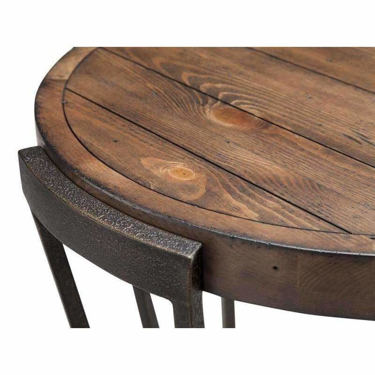 Yukon Round Cocktail Table (w/ Casters) - COFFEE TABLE